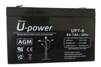 Batería de plomo 6V 7Ah, 150x93x34mm