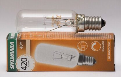 Bombilla Especial Hornos E14 40W 220V SYLVANIA ( Whirpool, Ignis, Bauknecht) - Imagen 3
