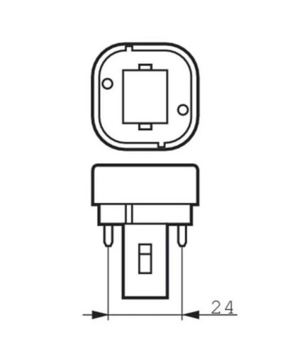 Bombilla G24d-2 (2 PINES) 18W, OSRAM Luz día - Imagen 5