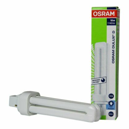 Bombilla G24d-2 (2 PINES) 18W, OSRAM Luz día