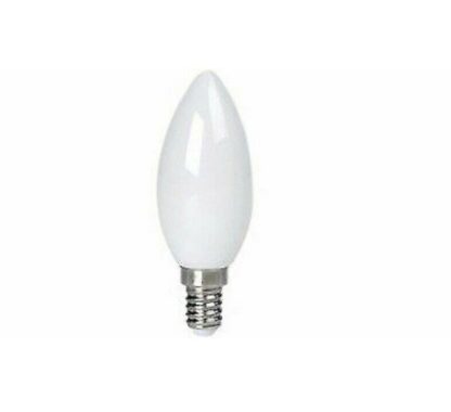 Bombilla LED VELA. E14. Fullglass. 4W, luz cálida 3200K (5 Unidades)