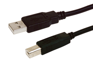 Cable Impresora 1,8m USB-A Macho - USB-B Macho