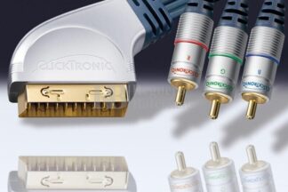 Cable Scart Euro Macho a 3xRCA RGB 5m, Clicktronic HC401-500
