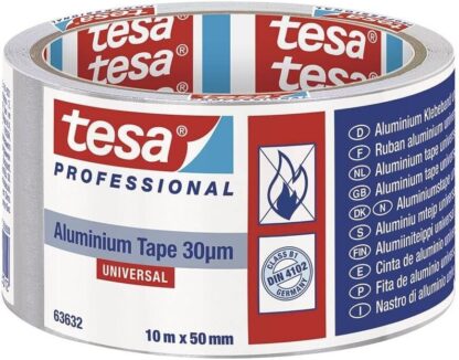 Cinta Aislante Aluminio (Alta Temperatura) 50mm x 10m tesa® 63632