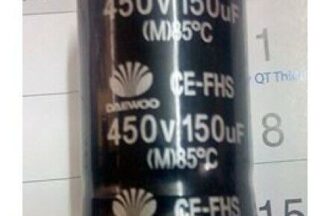 Condensador electrolítico 150uF 400V (3 Unidades)