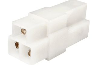 Conjunto Caja de Conexión Polarizada 3 vias Faston 6,35mm