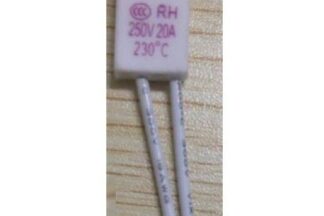 FUSIBLE TERMICO 230ºC 20A/250V CERAMICO con AGUJERO
