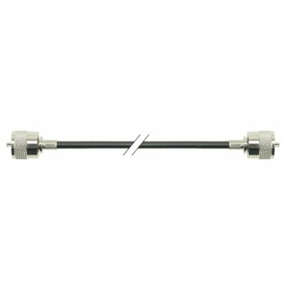 LATIGUILLO PL259 MACHO - MACHO 45cm CABLE RG-58 - Imagen 4