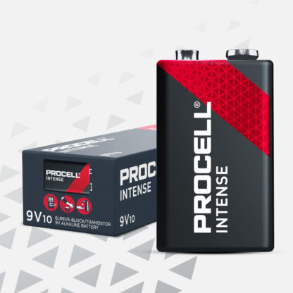Pila 9V Alcalina 6LR61 Duracell Procell Intense Power – Industrial - Imagen 3