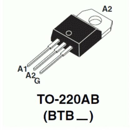 TRIAC BTB16-800BWRG BTB16-800BW BTB16/800BWRG BTB16/800BW - Imagen 3