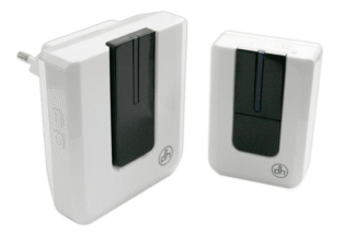Timbre Inalámbrico Alcance 250m Emisor Apto Exterior, Receptor a 230V