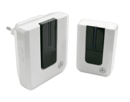 Timbre Inalámbrico Alcance 250m Emisor Apto Exterior, Receptor a 230V