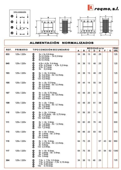 Transformador Alimentación 4,5+4,5V/0,4A - Imagen 3