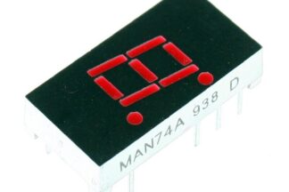 Display led MAN74A, 7,62mm/0,30" ROJO, 7-Seg.