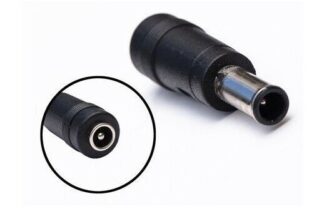 Adaptador alimentación DC macho (6,5x4,4mm) a hembra (5,5x2,1mm)