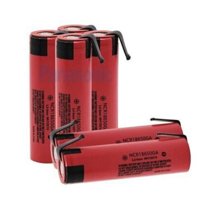 Batería Panasonic 3,6V/3500mAh, NCR18650GA, 10A Descarga. C/Term. (Soldable) - Imagen 3