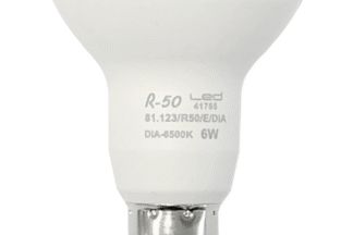 Bombilla E14 LED reflectora R50 6W 88x50mm 3000K (2 Unidades)