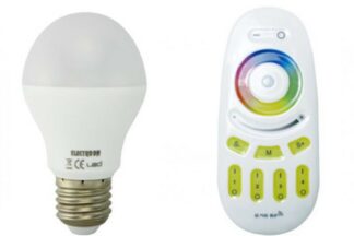 Bombilla LED multicolor con mando a distancia