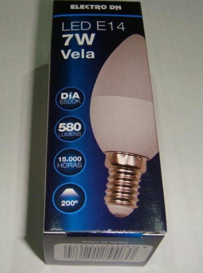 Bombilla LED 'tipo vela' E14 de 7W