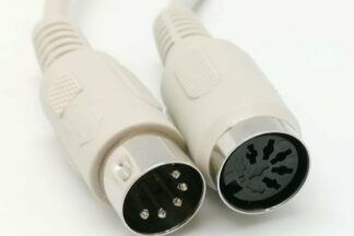 Cable alargador teclados antiguos DIN 5P (macho-hembra) (5 metros)
