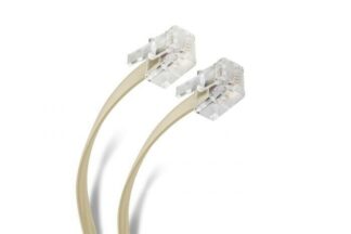 Cable teléfono RJ11 macho-macho de 15 metros