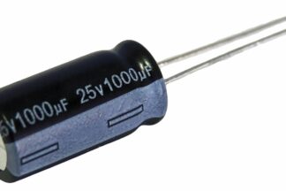 Condensador Electrolítico 1000uF/25V 105º Ø10x20mm (25 Unidades)