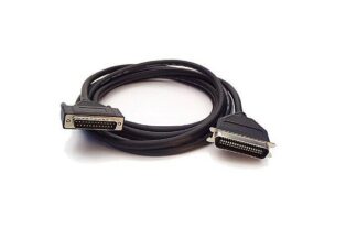 Conexión cable paralelo impresora DB25 macho a CN36 macho, negro de 1,8m