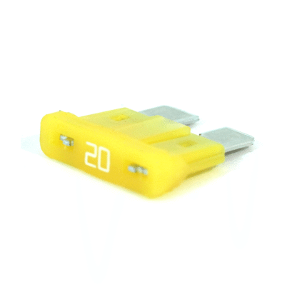 Fusible coche ATO 19x5x19mm amarillo auto 20 (5 Unidades)