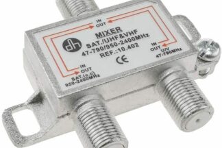 Mezclador Diplexor Mezcla o separa señales de TV satélite y terrestre