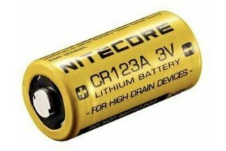 PILA LITIO CR123A NITECORE 3V, NO RECARGABLE