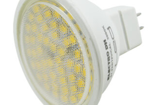 Pack 2 Bombillas de 60 Led, 12V AC/DC, MR16, Luz Dia 6500K