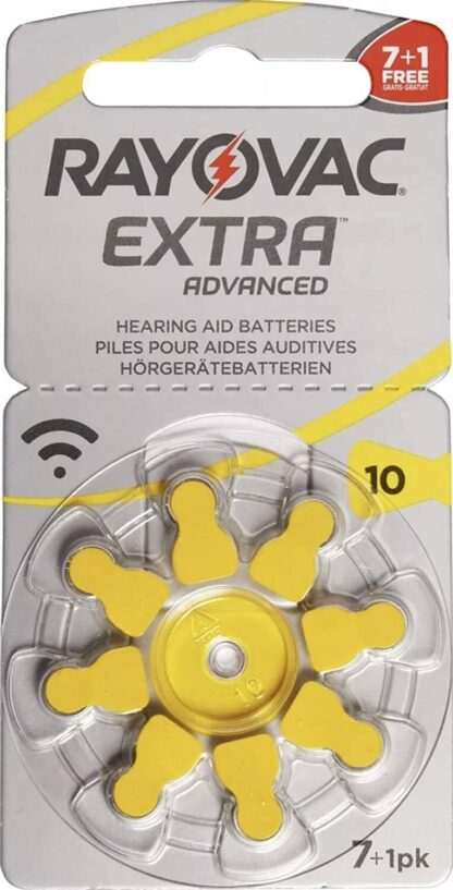 80 Pilas tipo 10 PR70 RAYOVAC EXTRA ADVANCED