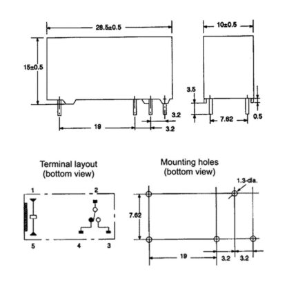RELE 24VDC 8A/250V OMRON G6RN-1-24VDC - Imagen 5