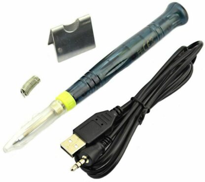 Soldador USB 8W, punta fina 0,2mm en estuche herramientas - Imagen 3