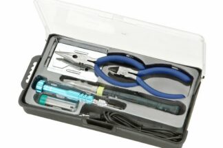 Soldador USB 8W, punta fina 0,2mm en estuche herramientas