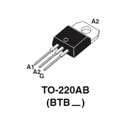 TRIAC BTB24-800BWRG BTB24-800BW BTB24/800BWRG BTB24/800BW, STMicroelectronics - Imagen 3