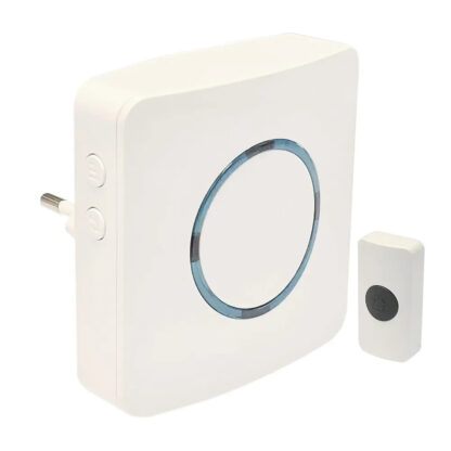 Timbre Inalámbrico Musical 16 Melodias, Receptor a 230V, DH - Imagen 3