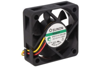 Ventilador 12Vdc 50x50x15mm SUNON 3 Hilos, 31,43m3/h, 38,1dBA