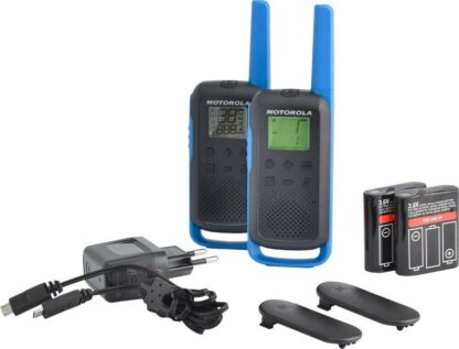 Walkies 'Transceptor' PMR446 MOTOROLA T62 azul *Pareja* - Imagen 4