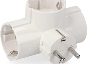 Adaptador Enchufe de 3 tomas, TRIPLE, 16A/250V, CE