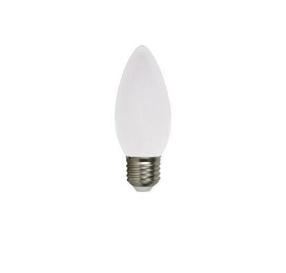 Bombilla E27 LED tipo VELA C35, 4W 'FULLGLASS' 360º