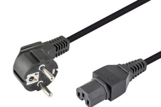 Cable Alimentación 1,8m, CEE7/7 a IEC320-C15 (Con Muesca)