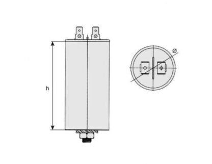 Condensador de motor 450Vca - Imagen 3