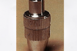 Conector Antena TV Macho recto roscado profesional
