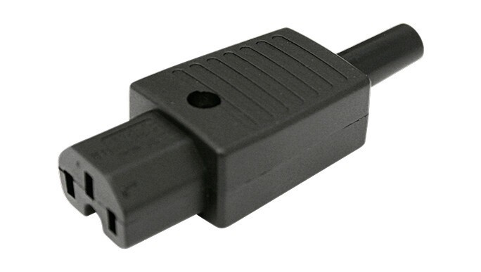 Conector Hembra IEC 320 C15 Desmontable 10A/250V