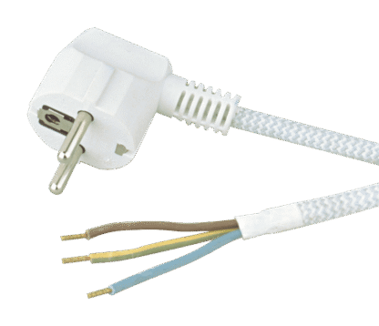 Conexión para planchas eléctricas y similares