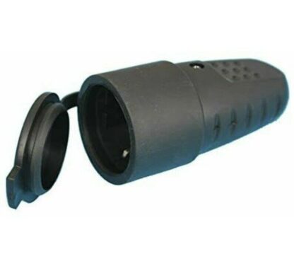 Hembra Schuko impermeable IP44 negra 16A/250V - Imagen 3