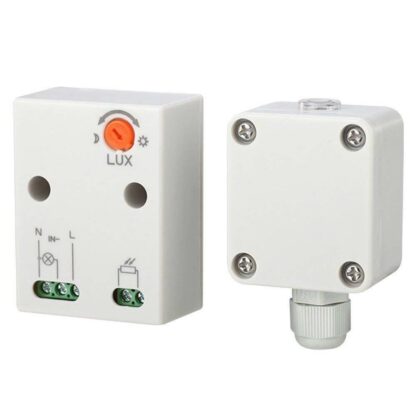 Interruptor Fotoeléctrico 230V 2300W, IP65 (Fotocélula+Interruptor Crepuscular)