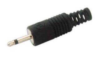 Jack macho mono 2.5 mm de alta calidad (2 Unidades)