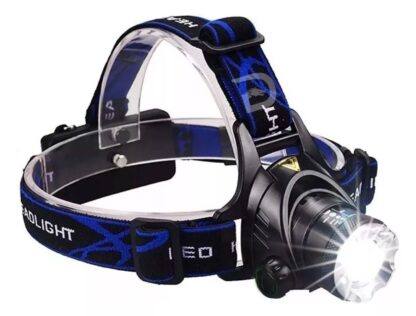 Linterna Recargable Frontal Led con Zoom